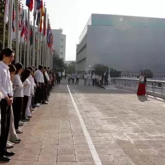 La comunidad Tec se reunió a las 8:00 horas del 12 de octubre.