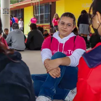 Generando relaciones con los alumnos de las escuelas en Voluntariado Tec