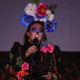 Fiesta de humanidades en PrepaTec Santa Anita para celebrar Día de Muertos. 