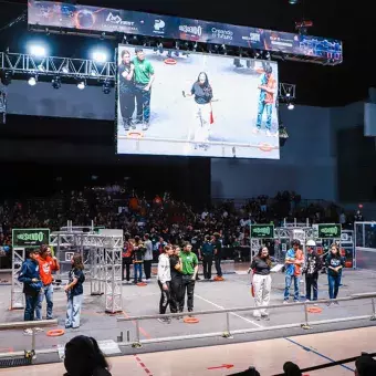 Cancha y panorámica de FIRST Regional Laguna 2024