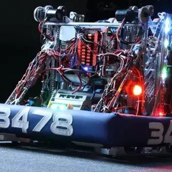 Michelangelo, el robot de esta temporada del equipo LamBot