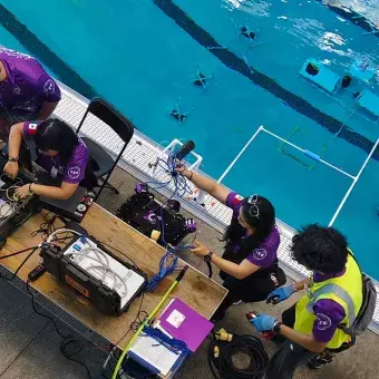 TecXotic, equipo conformado por estudiantes de profesional del Tecnológico de Monterrey campus Cuernavaca participó por novena ocasión en el MATE ROV Competition 2024 World Championship.