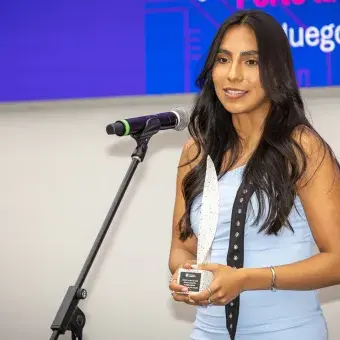 15 frases de las ganadoras del Premio Mujer Tec 2025. Habla Diana Flores Arenas, al recibir el Premio Mujer Tec en la categoría Lumi Velázquez