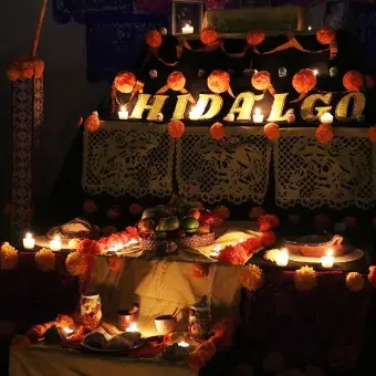 Altar de muertos del estado de Hidalgo
