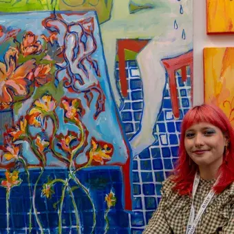 La participación en la feria fue resultado del acompañamiento formativo impulsado por VIBRART 2025.