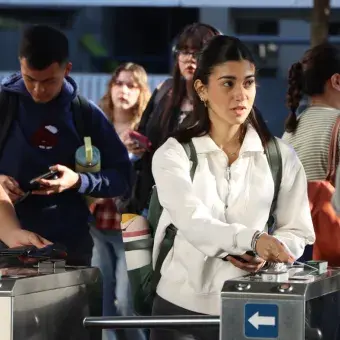 Los estudiantes se dieron cita desde las 7 de la mañana.