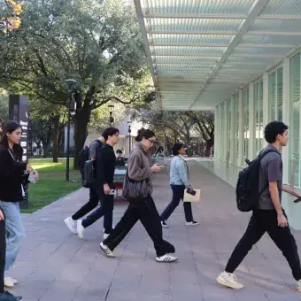 Los pasillos del campus Monterrey recibieron a toda la comunidad Tec.