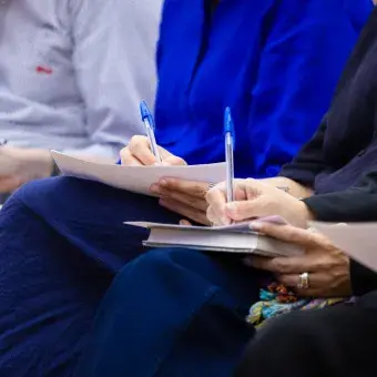 Las organizadoras promovieron el análisis crítico de los proyectos.