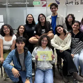 Estudiantes colaboraron para hacer realidad el cambio a través del arte.